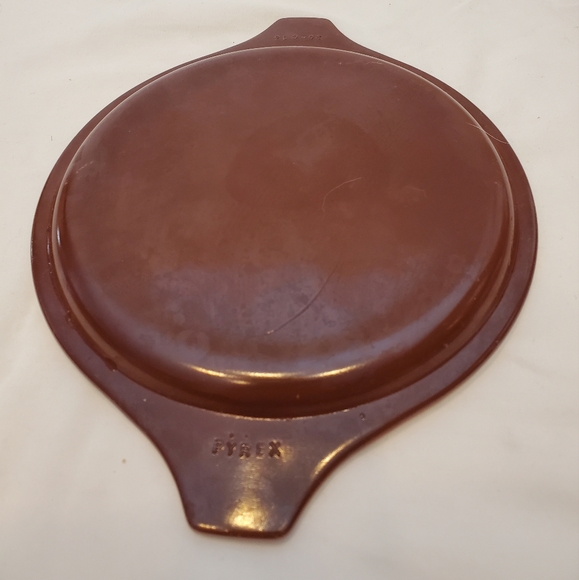 Pyrex 20-C13 Vintage Brown & White Casserole Baking Dish Cover Lid - Picture 4 of 8